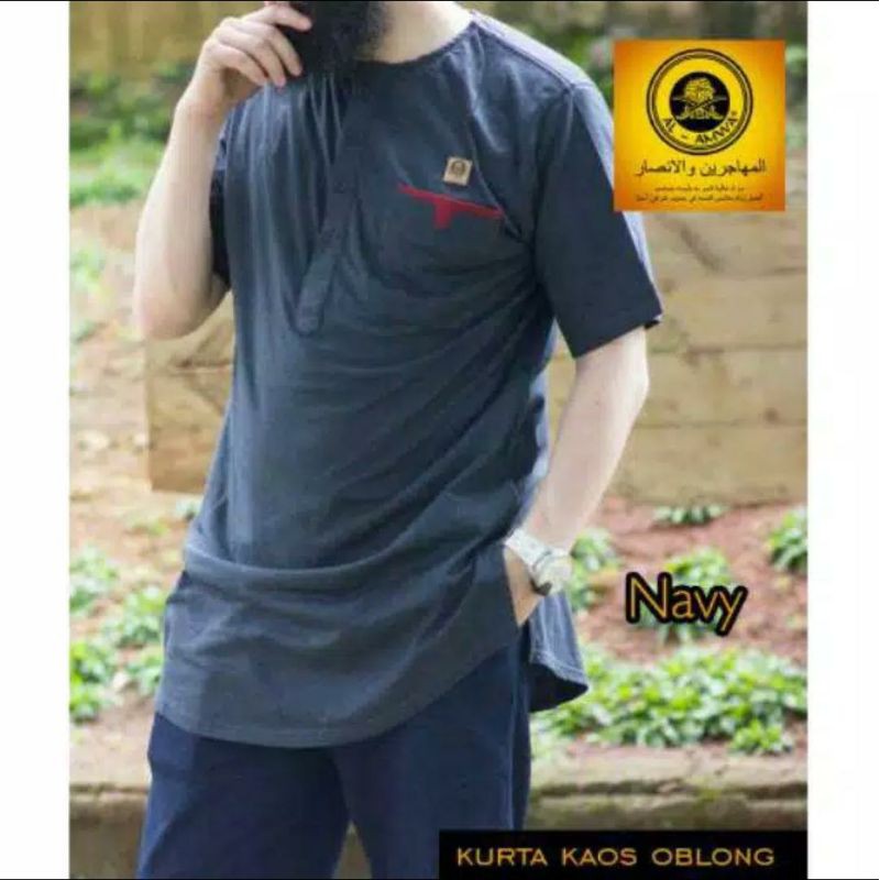 Gamis Pria Kurta Kaos Big Size Al Amwa Premium - Gamis Pakistan Jumbo - Koko Big Size XXL XXXL XXXXL