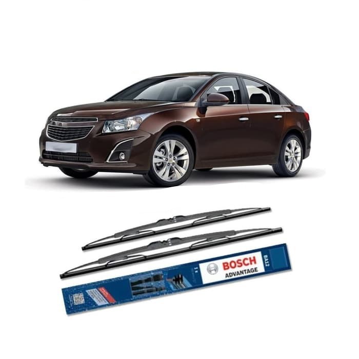 WIPER BOSCH ADVANTAGE CHEVROLET CRUZE 24&quot; &amp; 18&quot; SEPASANG WIPER KIRI DAN KANAN CHEVROLET