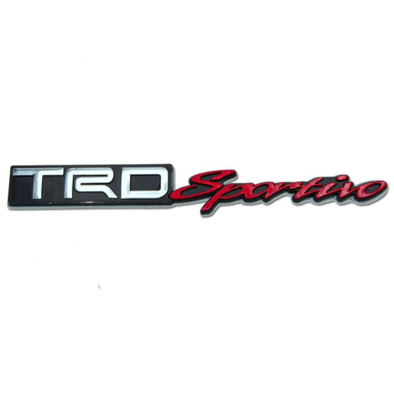 Tulisan Logo Emblem Trd Sportivo Tempelan Toyota Rush Avanza Yaris Agya Fortuner Rush