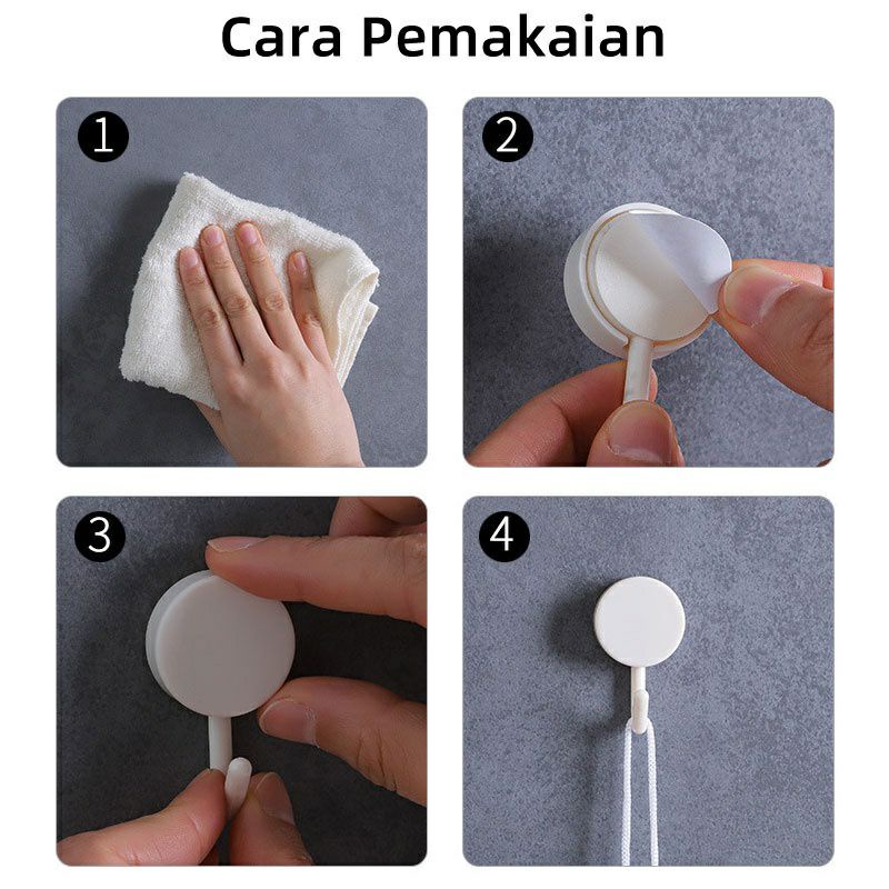 Gantungan Bulat / Gantungan Baju Serbaguna / Gantungan Hook