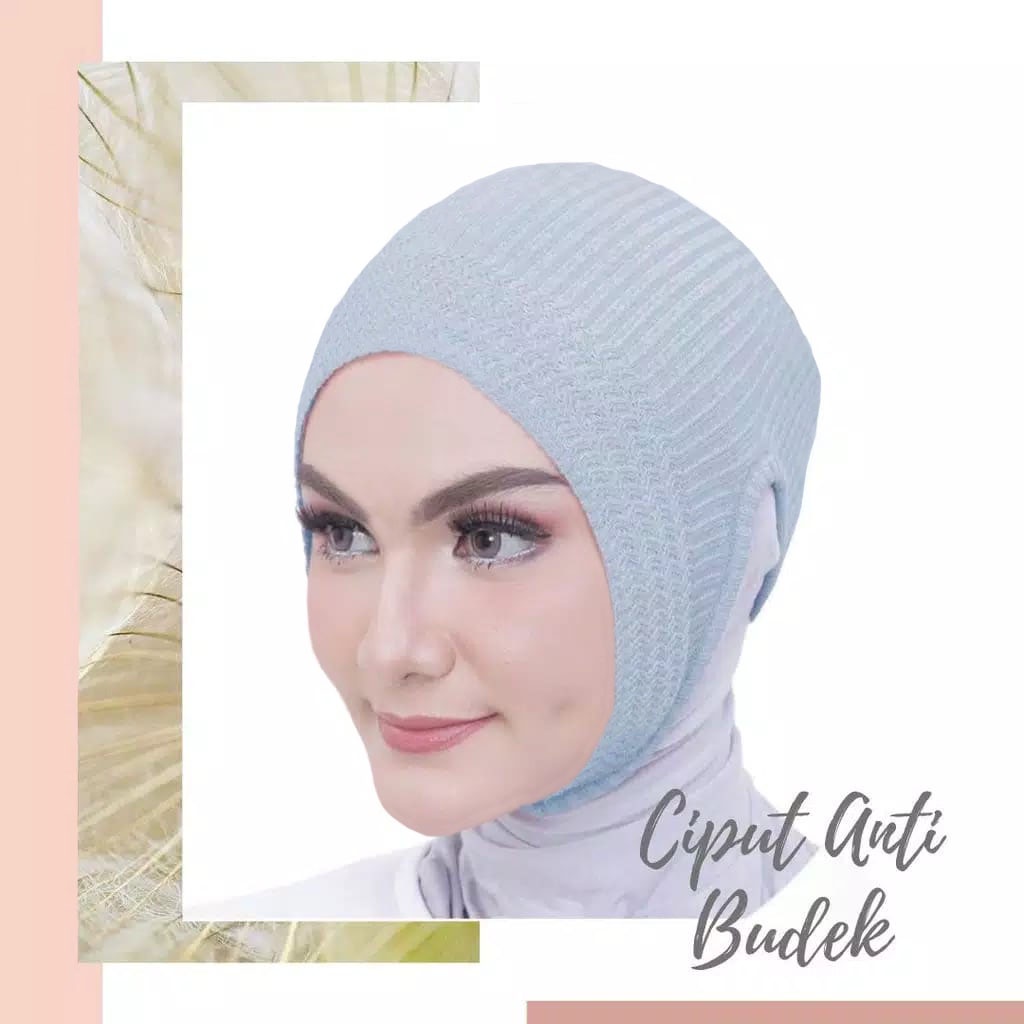 Ciput Rajut Premium Inner Rajut Anti Pusing Anti Budeg Inner Wudhu Pasar Hija'b