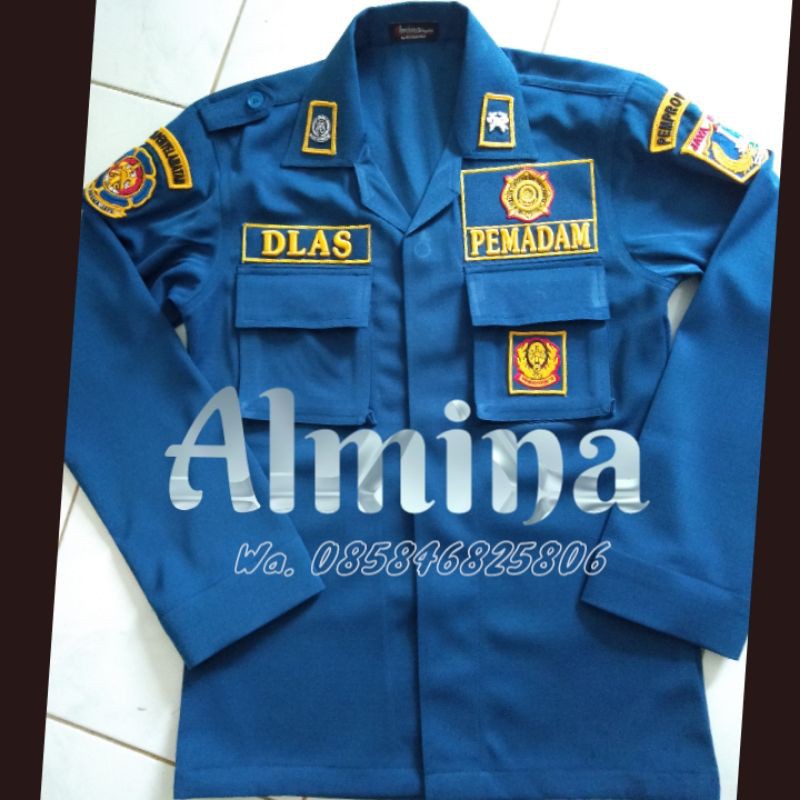 Terlaris stelan seragam pdl damkar pemadam kebakaran