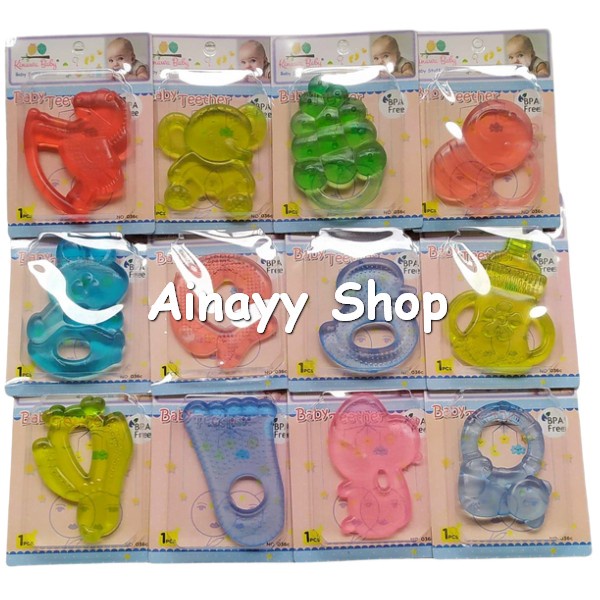 Teether bayi mainan gigitan bayi / gigitan bayi lembut usia 6 bulan