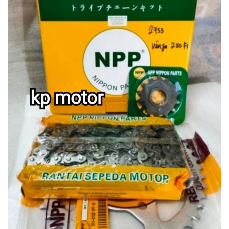 Gear gir ger set ninja 250 Fi ninja 250 karbu npp