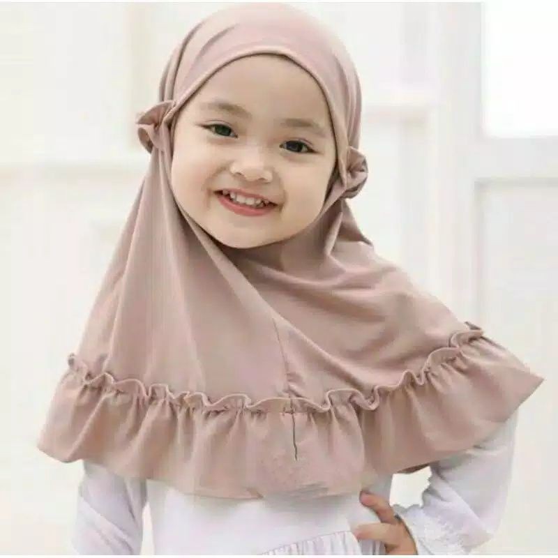 Jilbab bayi tali karet CARLA 0-3th-1