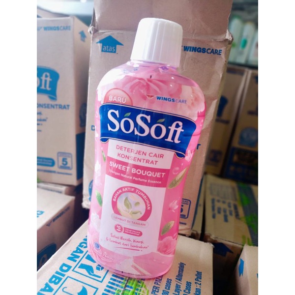 SOSOFT DETERGEN CAIR BOTOL 750ML