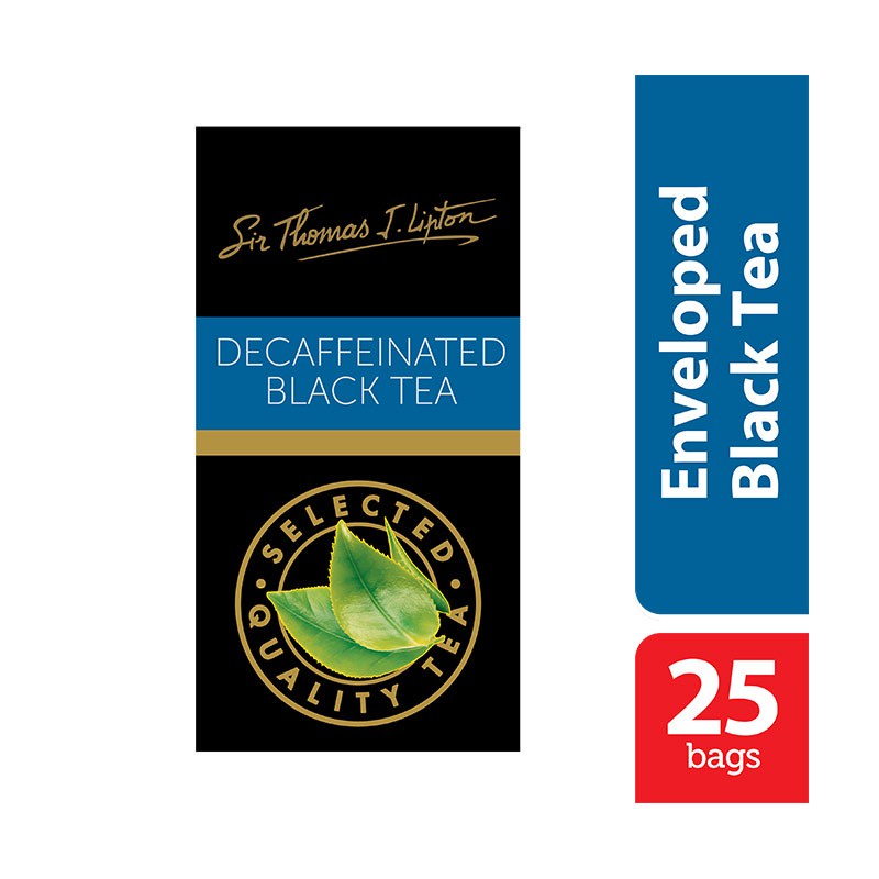 Lipton Teh Kemasan Tea Bag STL Decaffeinated Black Tea