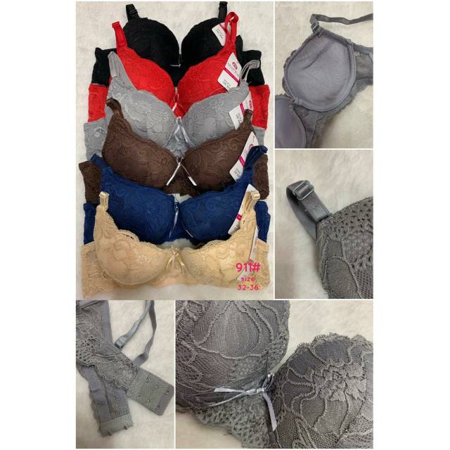 Bra Push Up / Bra busa tebal berkawat 911