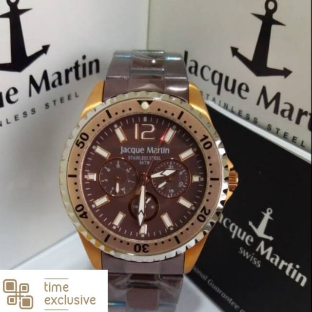 Jam tangan Jacque Martin 3172 MFBNRBO Original | Jam tangan pria
