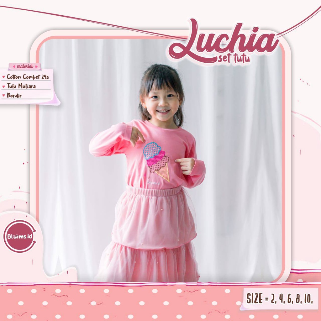 Setelan Luchia Set Tutu by Blooms.id