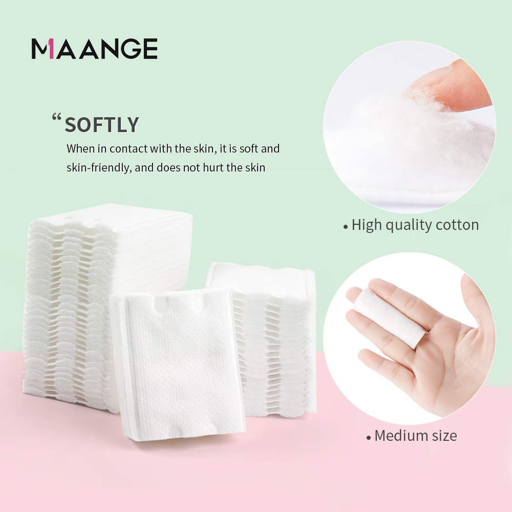 MAANGE Cotton Pad 222 pcs Penghapusan Rias 3021