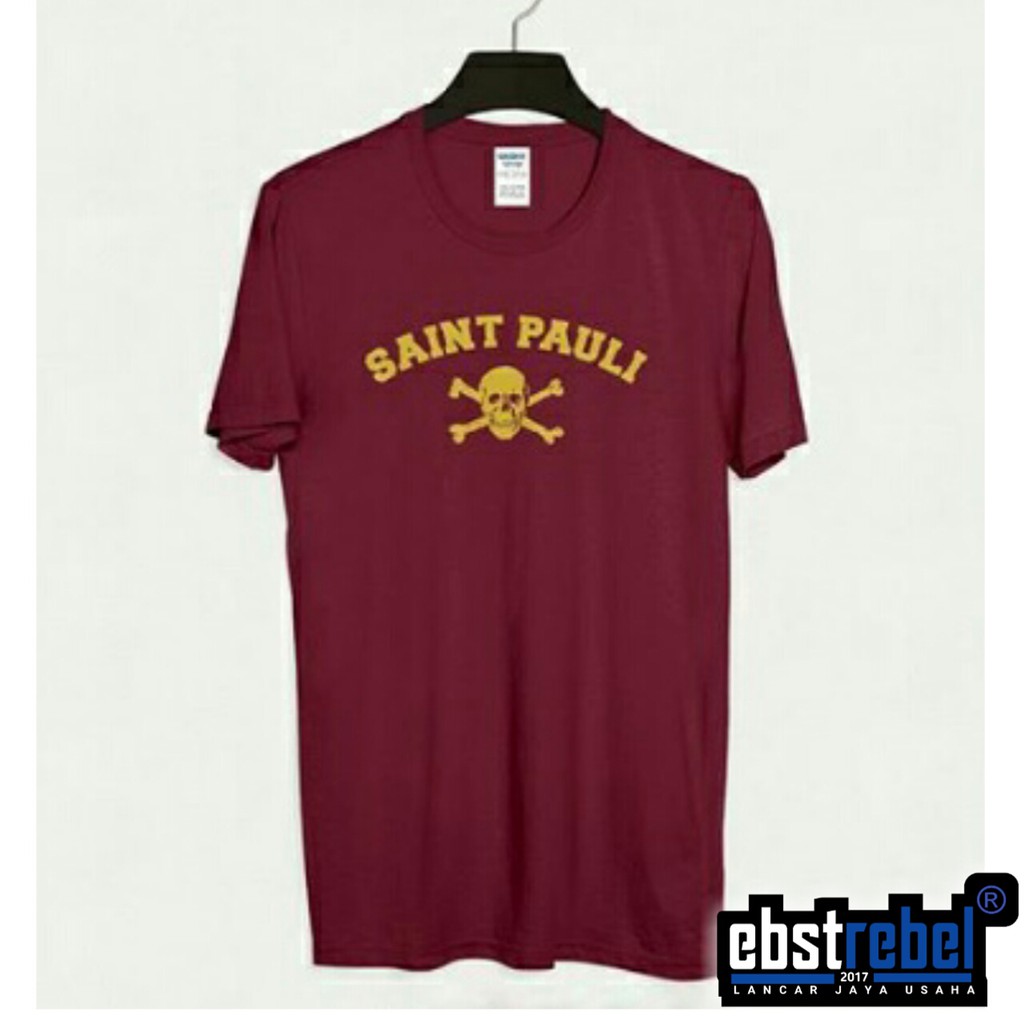Tshirt baju kaos st pauli football turkey turki bola skindhead persib persija psm psis pss bcsxpss