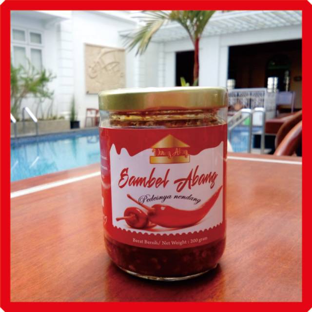 

Sambel Abang Jogja Teri - Sambal cabai asli pedas