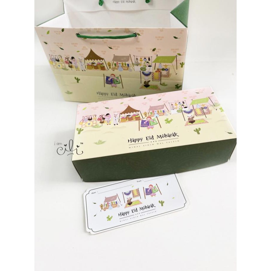 

TERLARIS (PAKET EIDMARKET) BOX+PAPERBAG IDUL FITRI LEBARAN BOGUL /TOPLES250