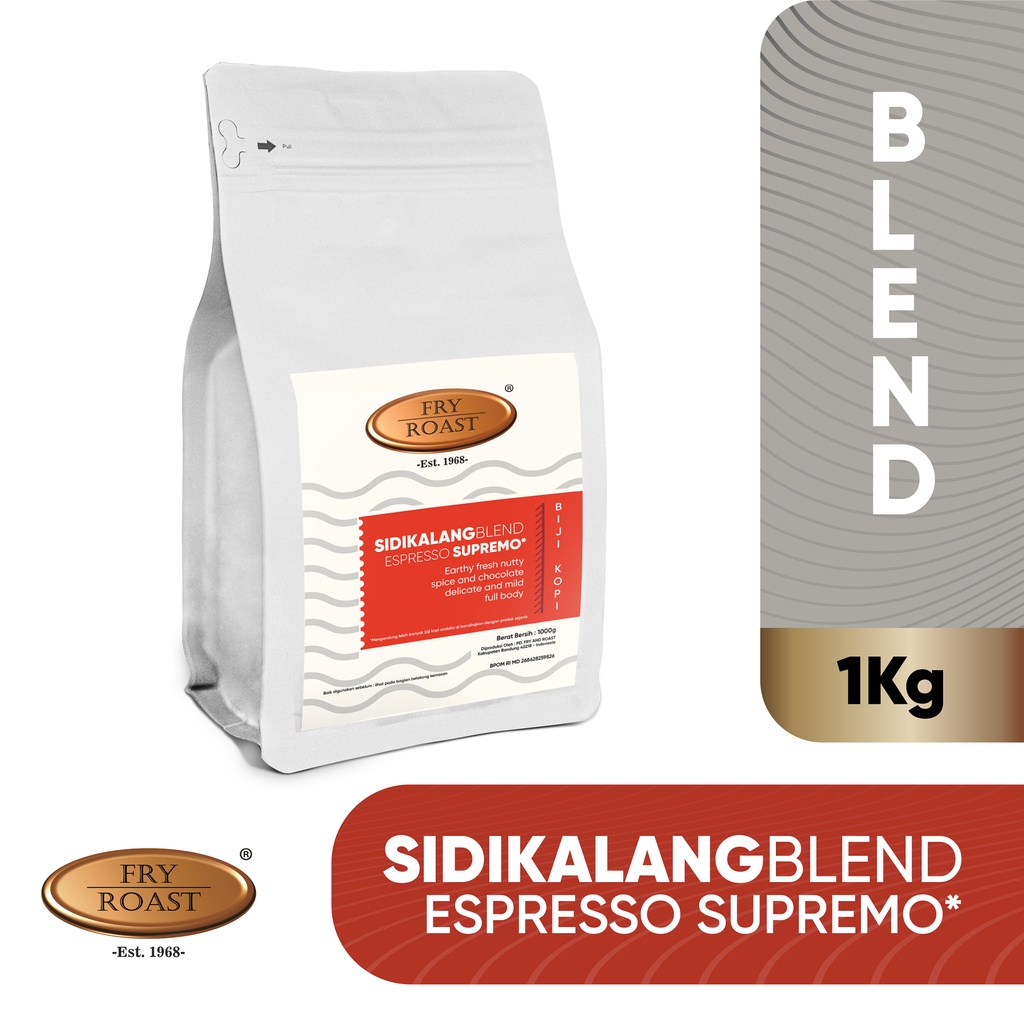 

KOPI SIDIKALANG BLEND ESPRESSO SUPREMO 1 KG (BIJI/BUBUK)