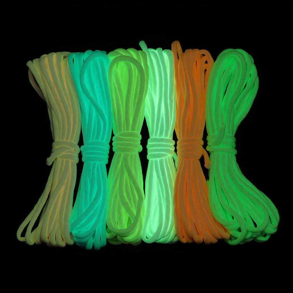 YOUGLE Tali Paracord Camping Luminous Nightglow 7 Core 4mm 10M - SS02