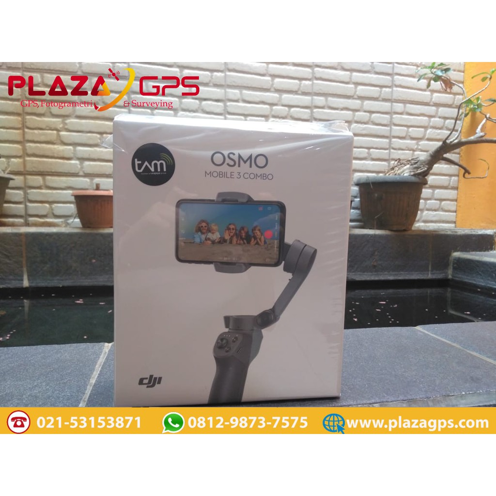 DJI Osmo Mobile 3 Combo - Gimbal Stabilizer Garansi TAM