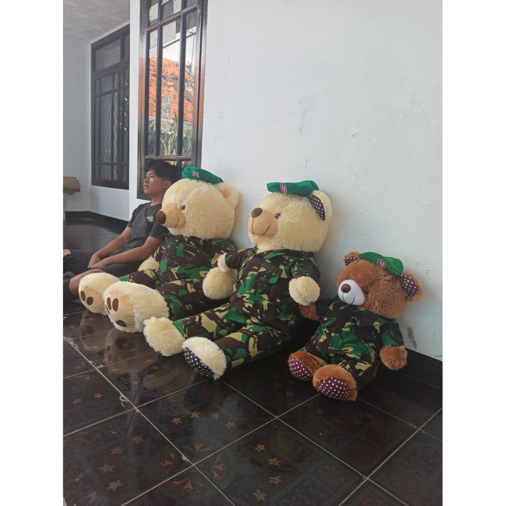 BONEKA PROFESI | BONEKA TNI | BONEKA DOKTER | POLISI | PELAYARAN | GURU | TEDDY BEAR ukuran 1 METER