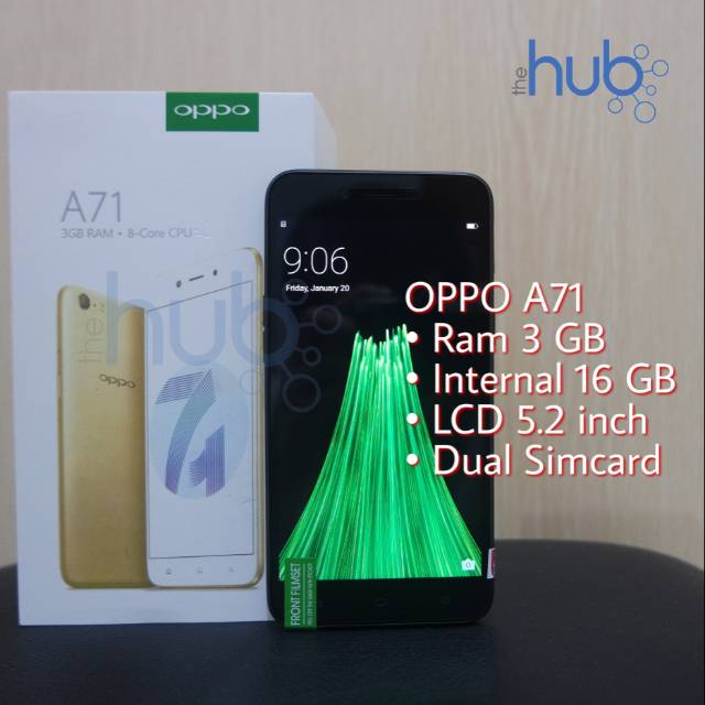 OPPO A71 - ram 3GB internal 16GB - Dual Simcard