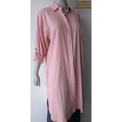 LONG TUNIK POLOS THREE COINS TC BRANDED MATAHARI MURAH LGTNKTC0297