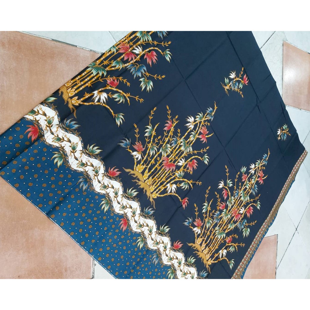 Kain batik solo pring hitam