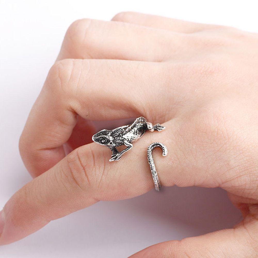 Mxbeauty Cincin Adjustable Hewan Gothic Vintage Aksesoris