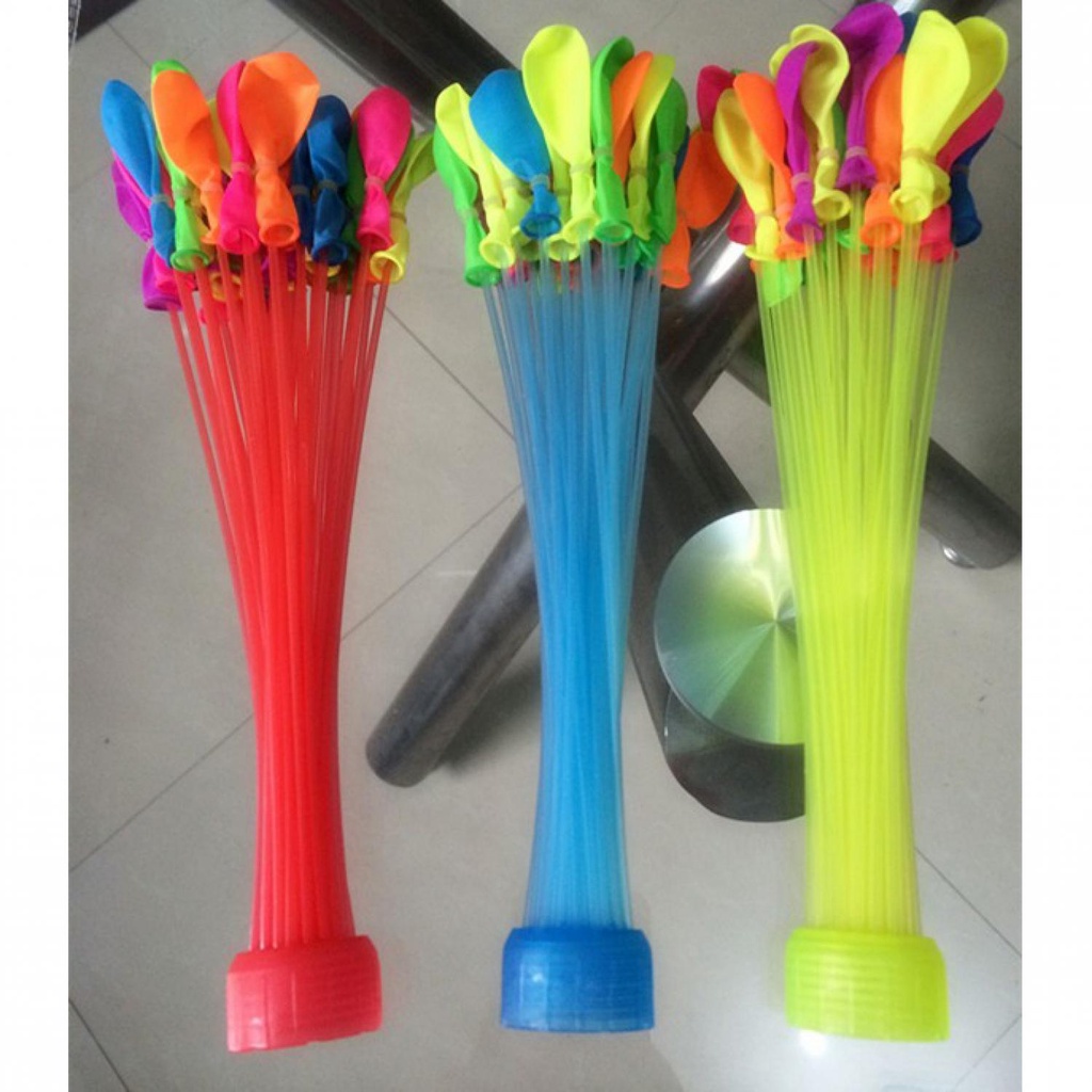 COD Balon Air Mainan Perang Balon Mainan Balon Air Water Ballon 111 PCS Warna Warni D94