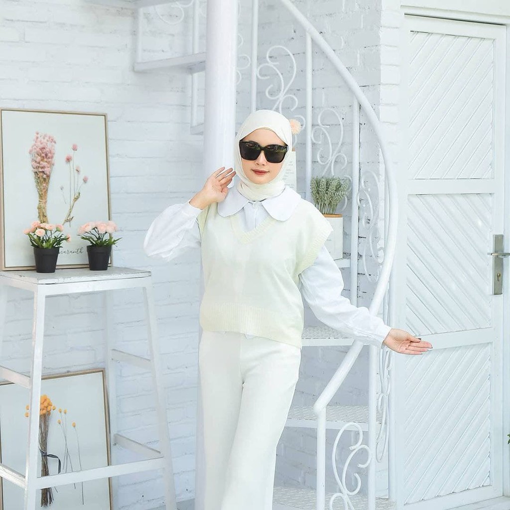 Nara Grosir - Crop Vest | Fashion Terkini | Sweater Termurah