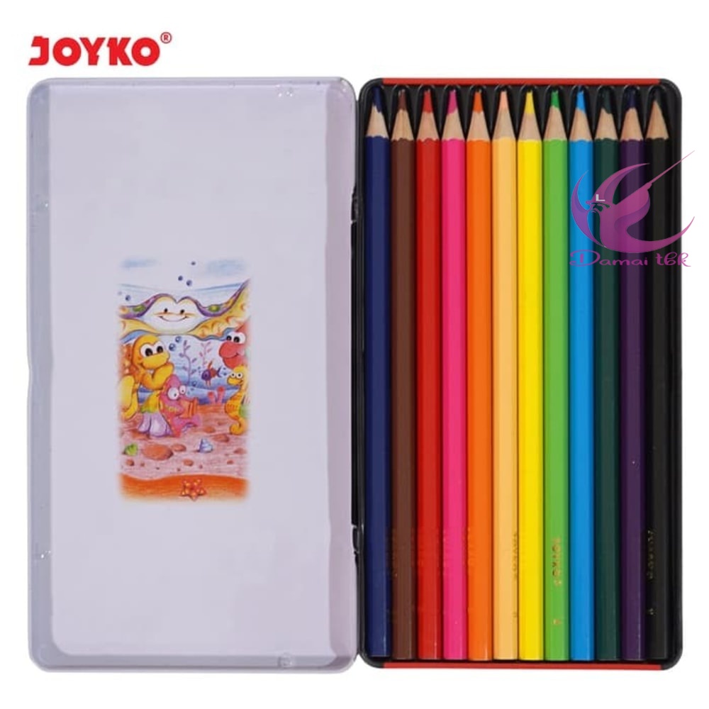 

Joyko CP-12TC Color Pencil Pensil 12 Warna Klasik Kaleng Tin Case