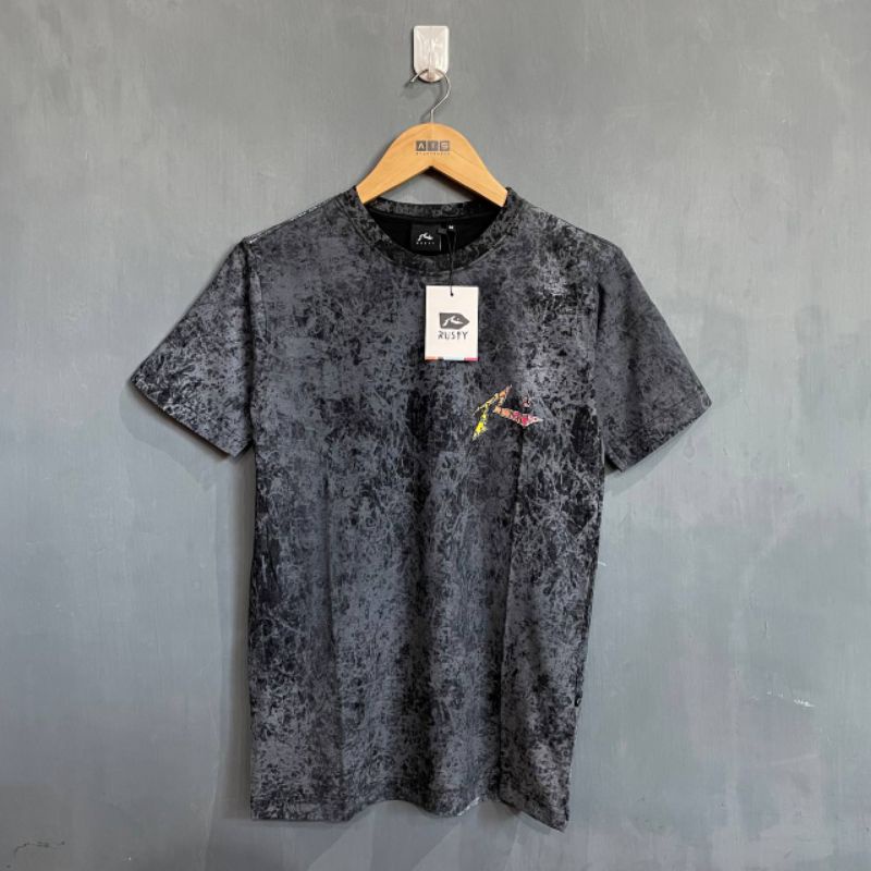 Kaos Rusty black tye dye original