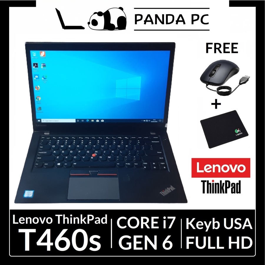 Lenovo Thinkpad T460s Core i7 6th Gen Full HD - Laptop Second Not T460