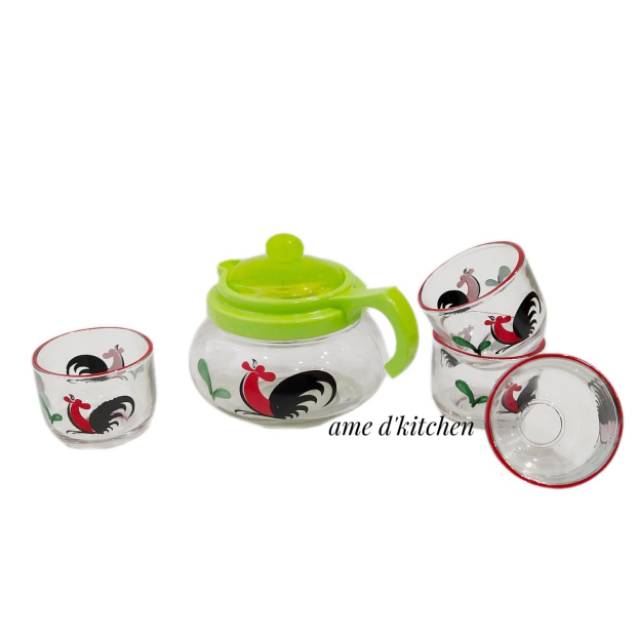 Drink set / Teko set mini kukuruyuk isi 5