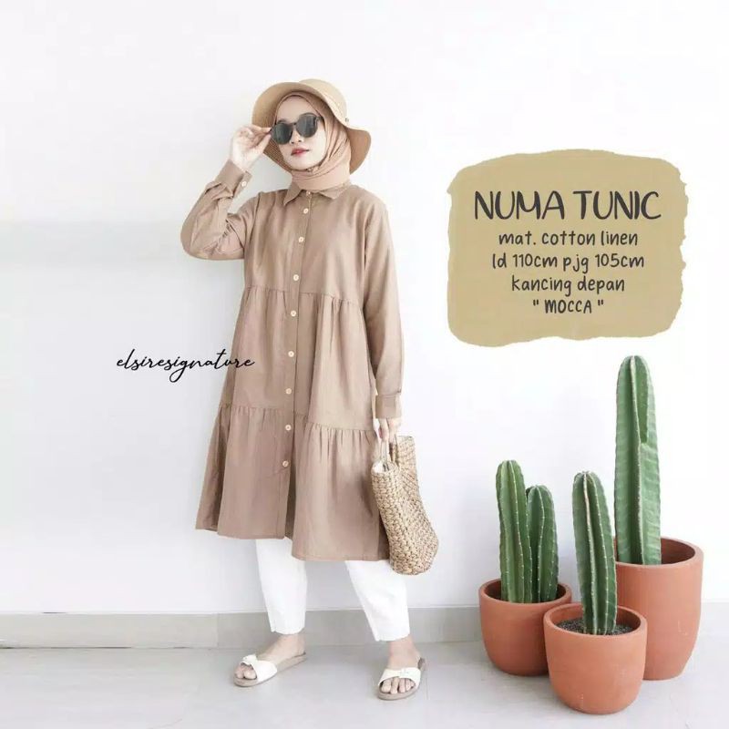 NUMA TUNIK BY ELSIRE LILAC/MILO/ARMY