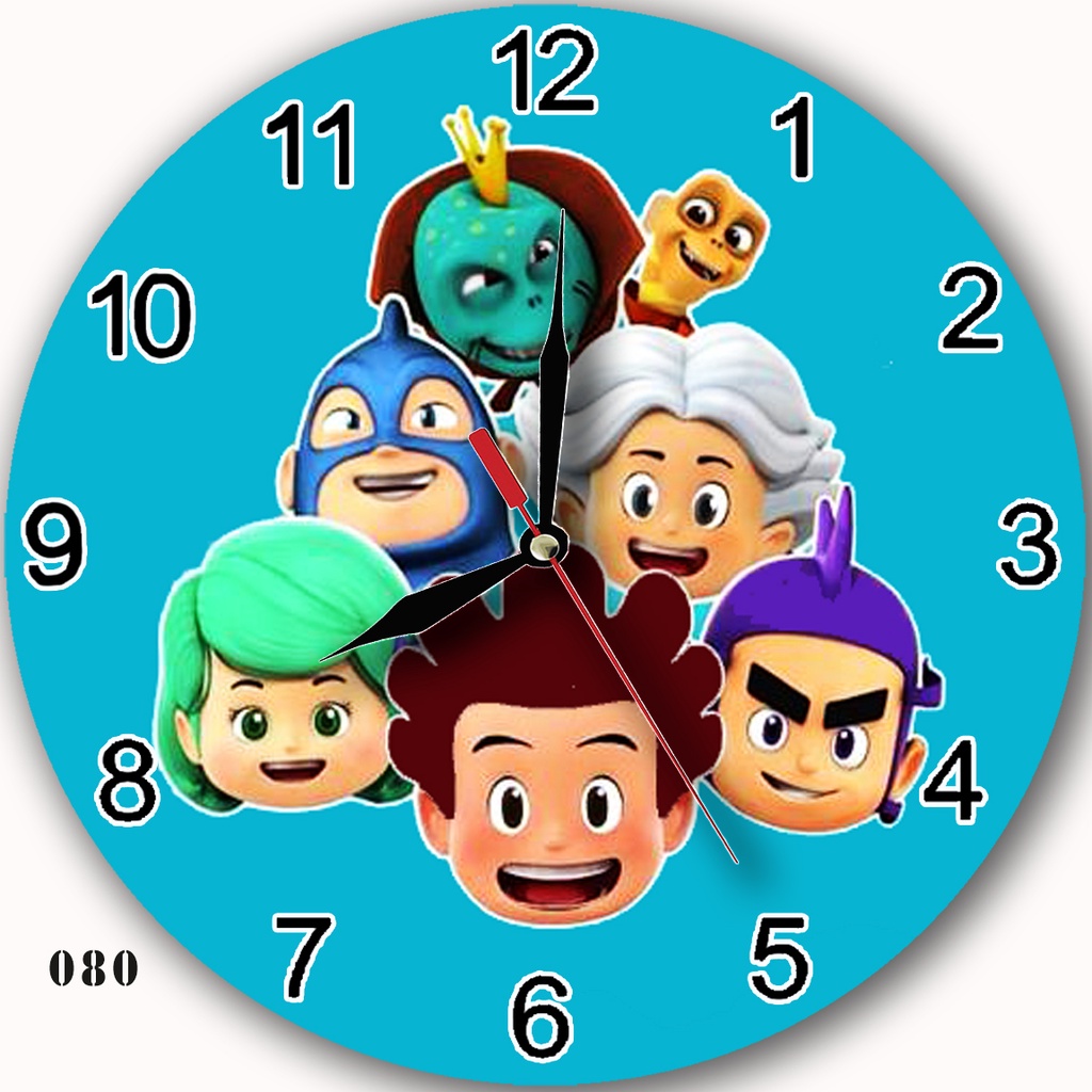 JAM DINDING CUSTOM KARTUN KIKO