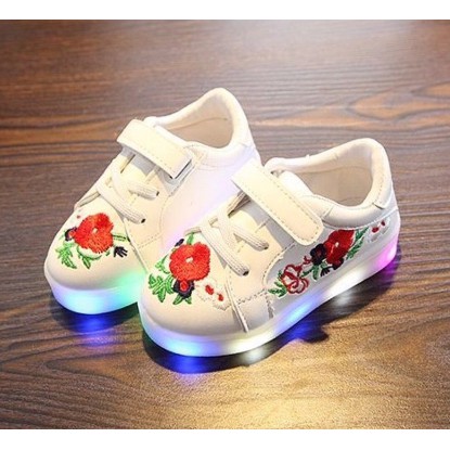 SNEAKER ANAK FLOWER LED | MELI SHOES LED