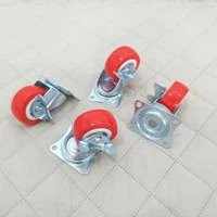 XD-192 XANDER Roda Caster Merah + Rem 2&quot;/Roda Trolley/Roda Etalase