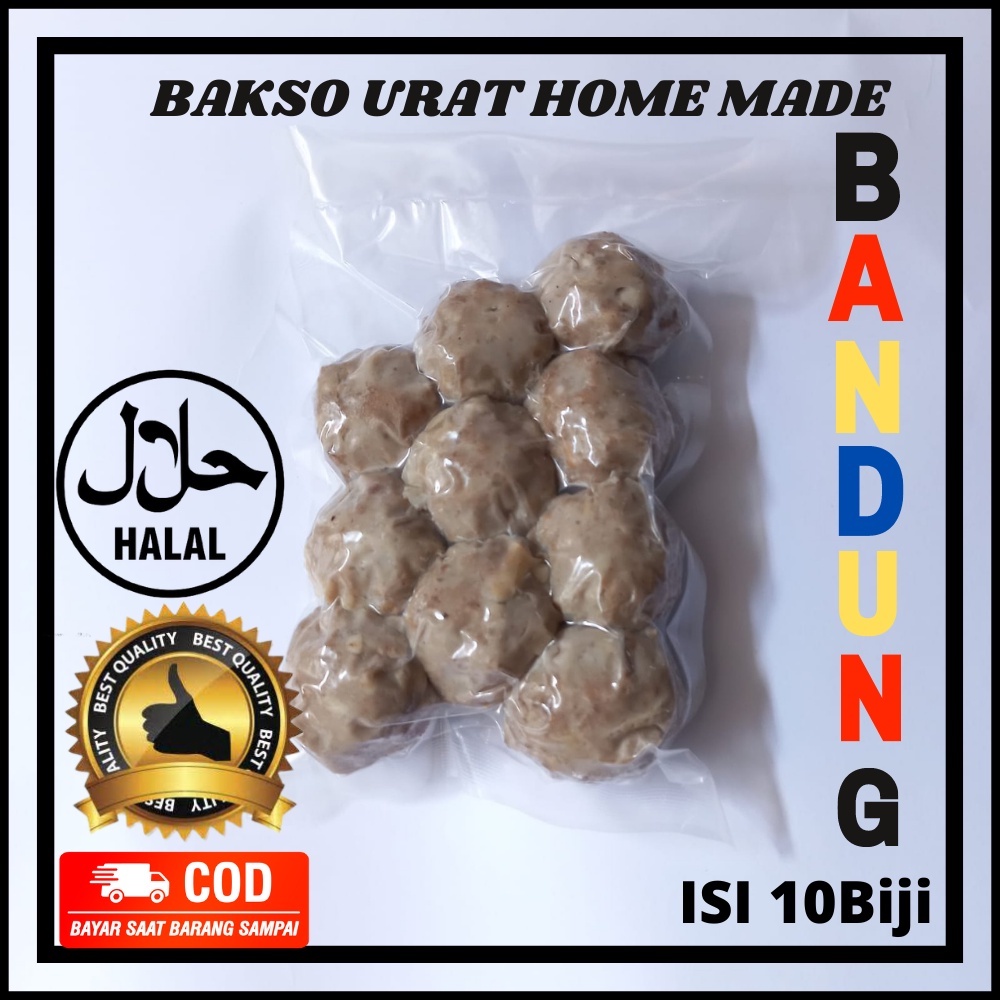 

Bakso Baso Daging Sapi Urat Isi 10Biji Asli Murah Tanpa Pengawet Premium Free Bumbu Kuah