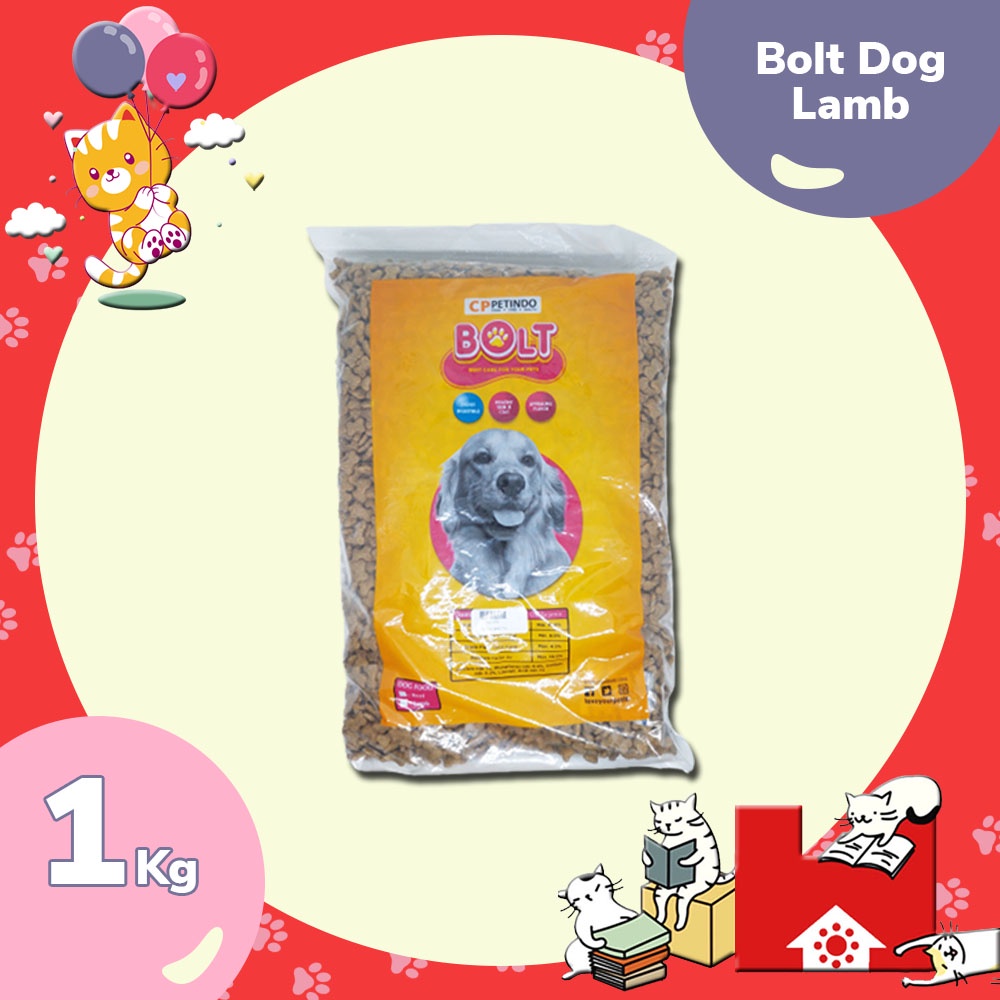 Bolt Dog Food 1kg Makan Anjing Repack