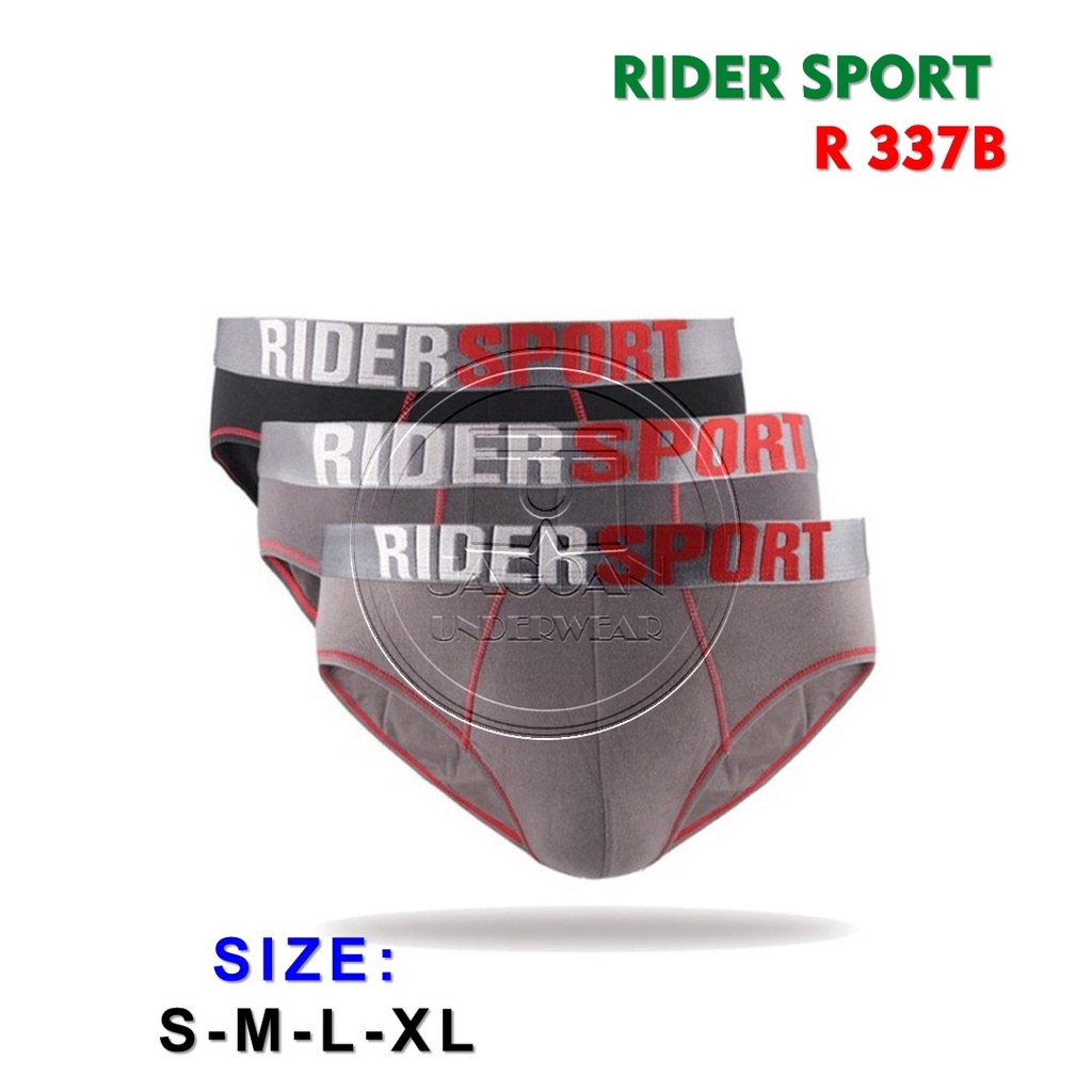 Celana Dalam Pria Rider Sport R 337 Isi 3Pcs/Pack