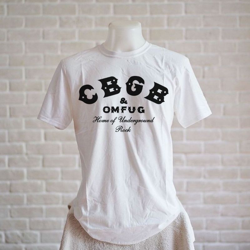 kaos band original distro clothing.id - CBGB J003
