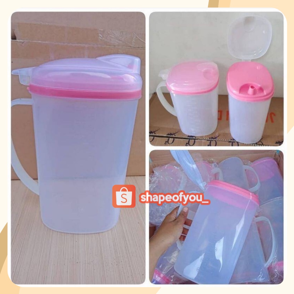 Tempat Wadah Minyak Goreng Plastik 2 Liter / 1 Liter Cooking Oil Pot
