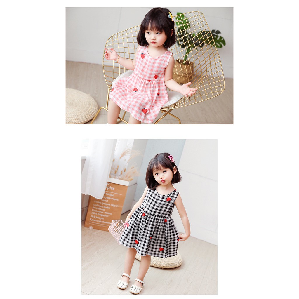 BEE - Dress anak perempuan / Dress Terusan Santai Anak Perempuan Banyak Motif