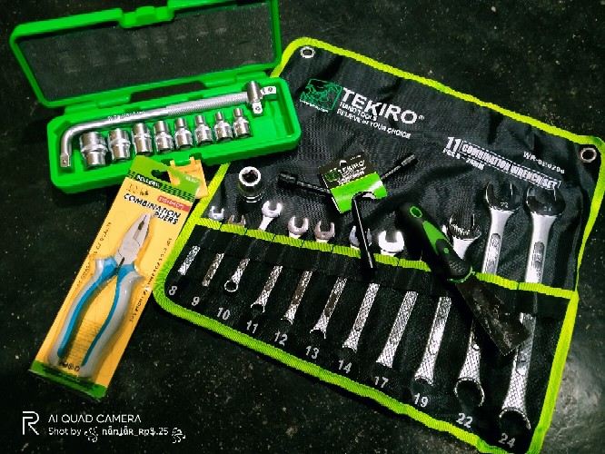 Kunci Ring Pas Set 11 Pcs 8-24 Mm / Combination Wrench Set Tekiro