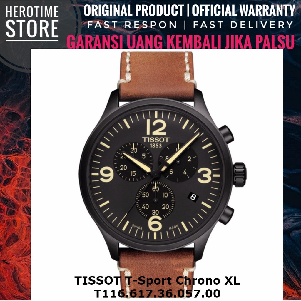 Jam Tangan TISSOT T-Sport Chrono XL T116.617.36.057.00 Garansi Resmi ORIGINAL