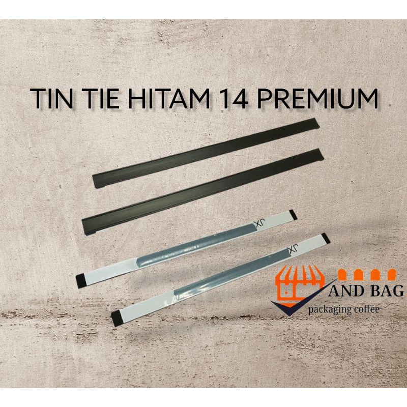 

TIN TIE 14cm impor + perekat