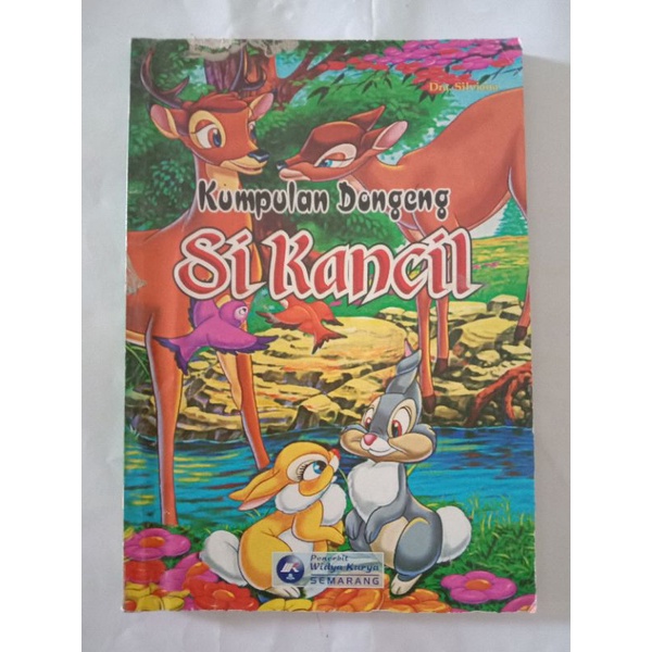 kumpulan dongeng si kancil - buku jadul - buku bekas perpustakaan