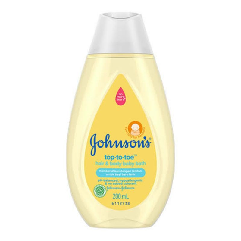 JOHNSON'S Top-to-toe Hair &amp; Body Baby Bath 200ml