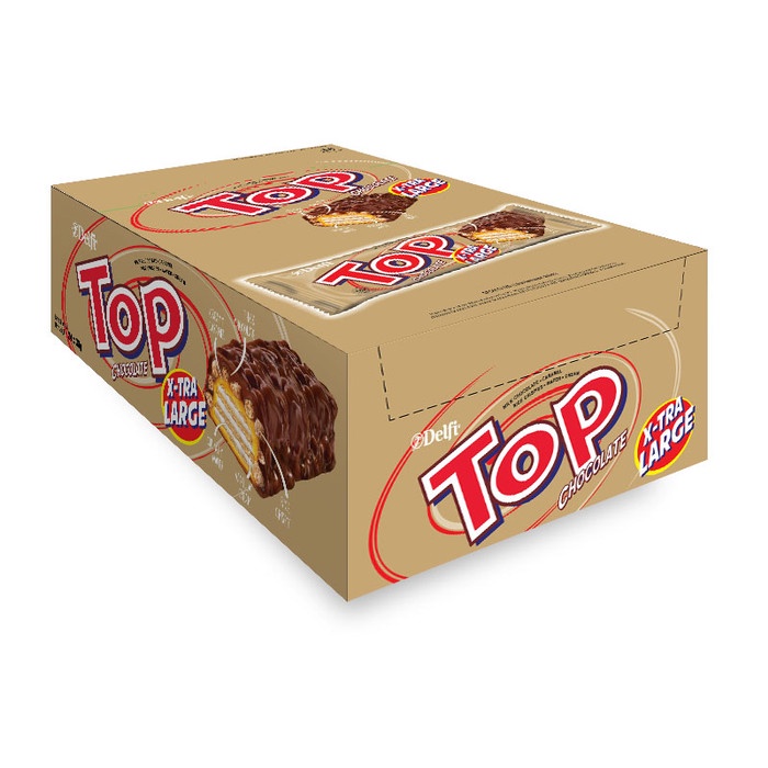 

COKELAT- DELFI TOP XL CHOCOLAT 38 G ( 24 PCS / BOX ) -COKELAT.