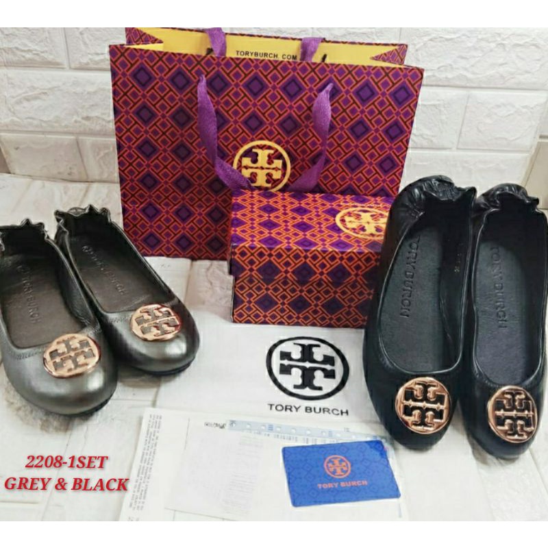 Flat shoes TB Full set Kode 2208-1 Bawaan Fulset,Paperbag dan dustbag (Order wajib upsize)