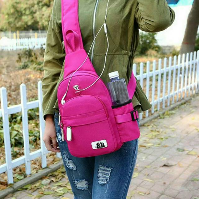 Tas ransel aelicy RR waistbag simple cantik terbaru laris murah / Tas selempang bahu wanita